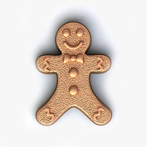 Cookie man 3D model