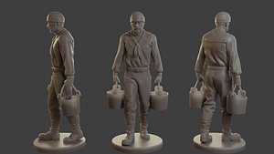 1900 Antartic Sailor ANS1 009 3D model