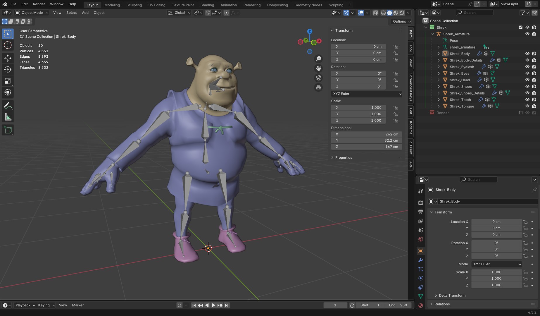 Shrek Models Collection 3D model https://p.turbosquid.com/ts-thumb/Tr/oFnNCX/9o/10shrek/png/1755797904/1920x1080/fit_q87/d1dd082fb8971890f775ae35398726dd9dee00c0/10shrek.jpg