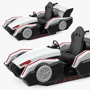 VR Race Car 3D model