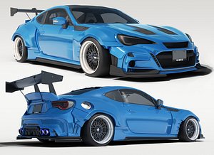 Subaru BRZ Ts with Wide body Kit