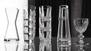 3D miscellaneousglassware02 model