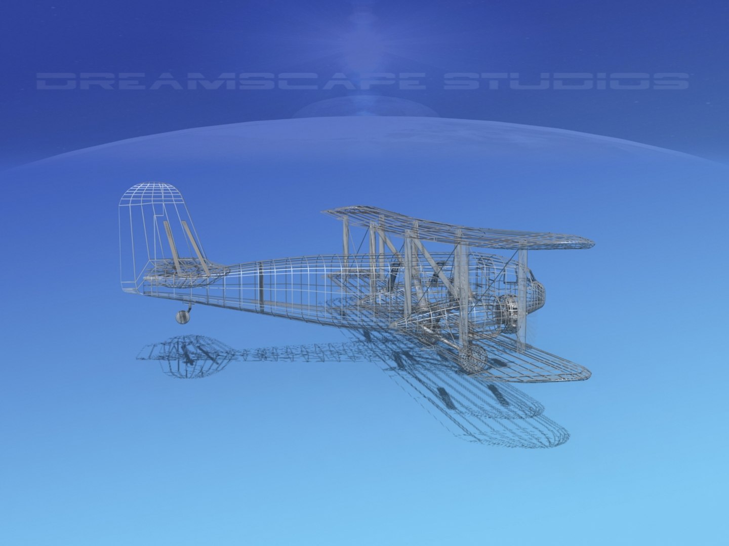 propellers curtiss condor 3d model