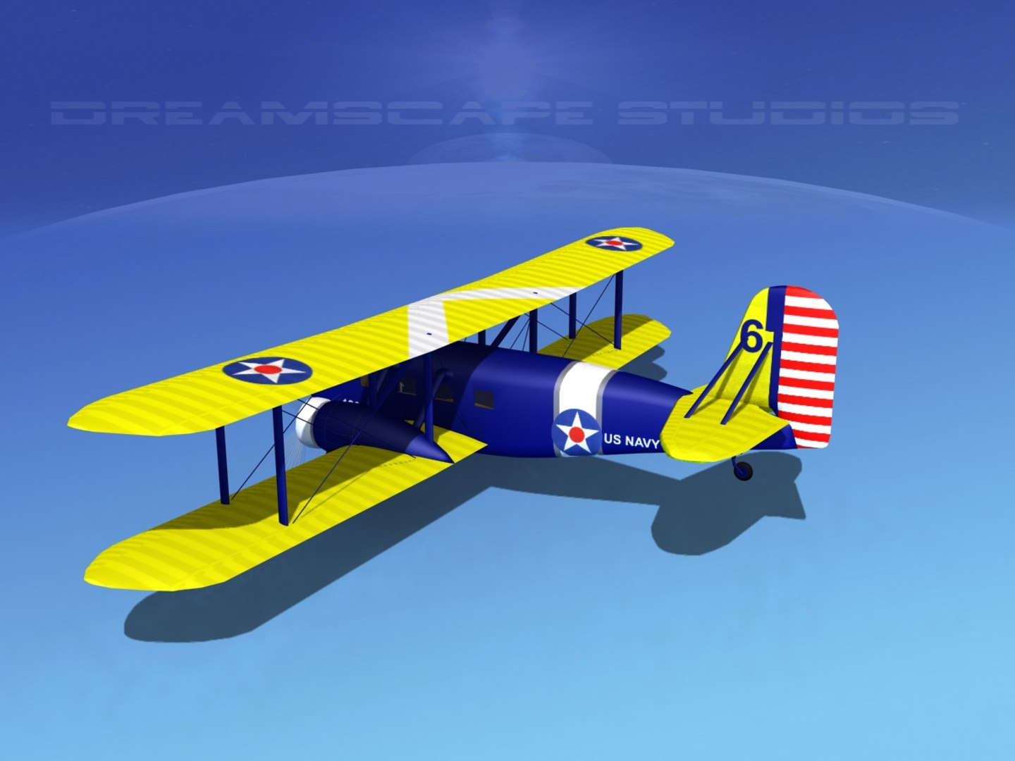 propellers curtiss condor 3d model