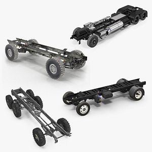 truck chassis 3D model