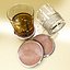 Whisky Glas + Chivas Untersetzer