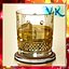 Whisky Glas + Chivas Untersetzer