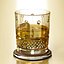 Whisky Glas + Chivas Untersetzer