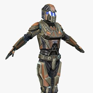sci-fi armor female 6 3ds