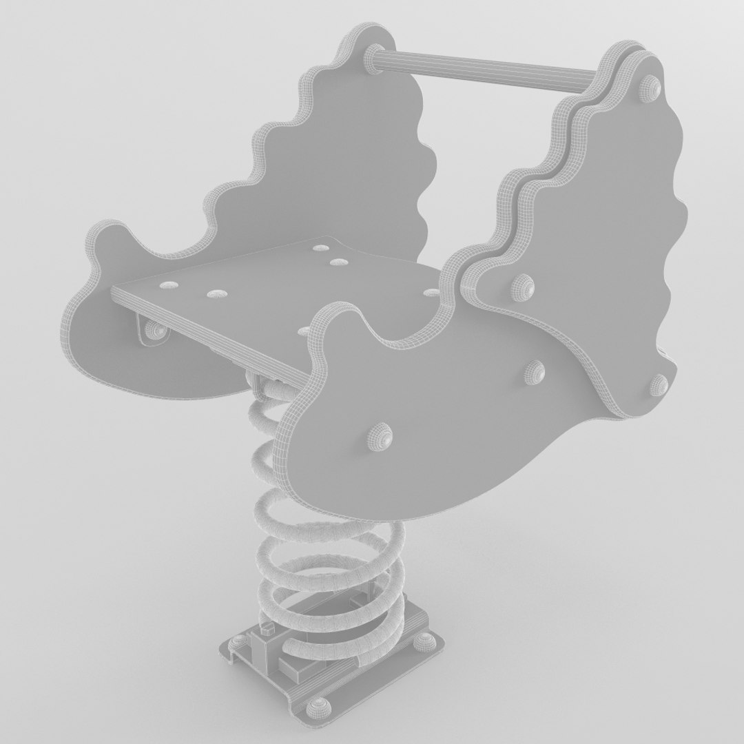 Spring swing snail toy 3D model - TurboSquid 1207850