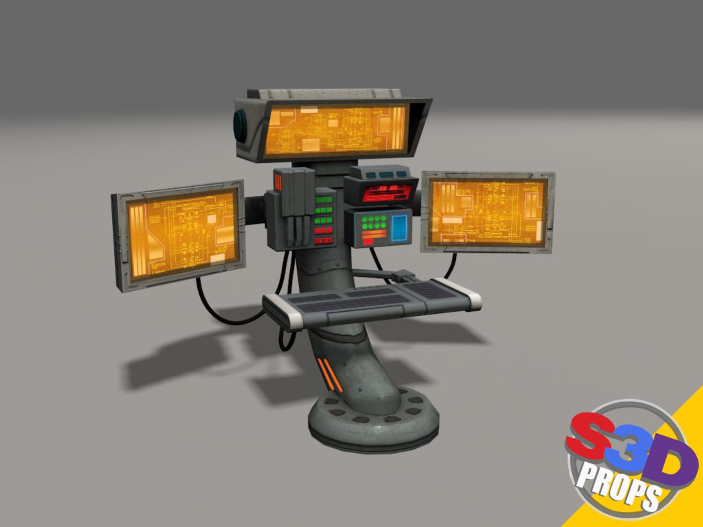 Control Panel 2 3d Model