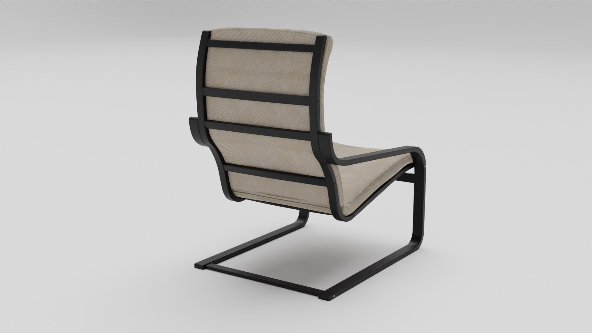 3D Chair POANG Model TurboSquid 1905083   Camera.001 