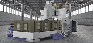 Large gantry milling machine
