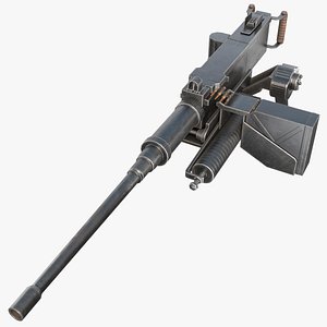 Machine Gun Browning M2 PBR