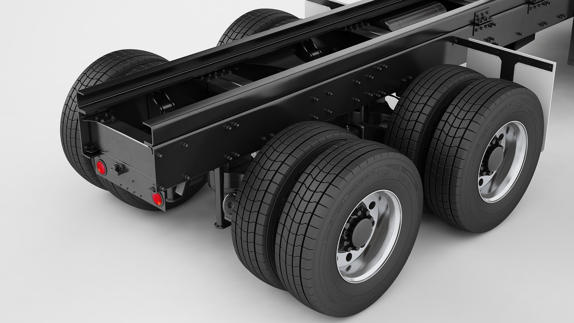 Semi Truck Chassis Generic 04 3D Model - TurboSquid 1819761