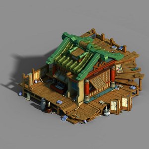gang building - junior 3D model