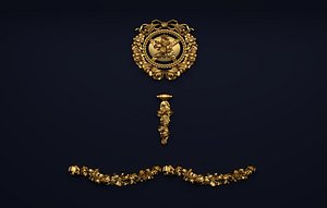 3D ornament classic decor