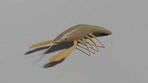 Low-poly Crayfish