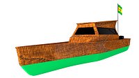 SaoTome and Principe Wooden Boat