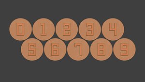 Wooden Numbers