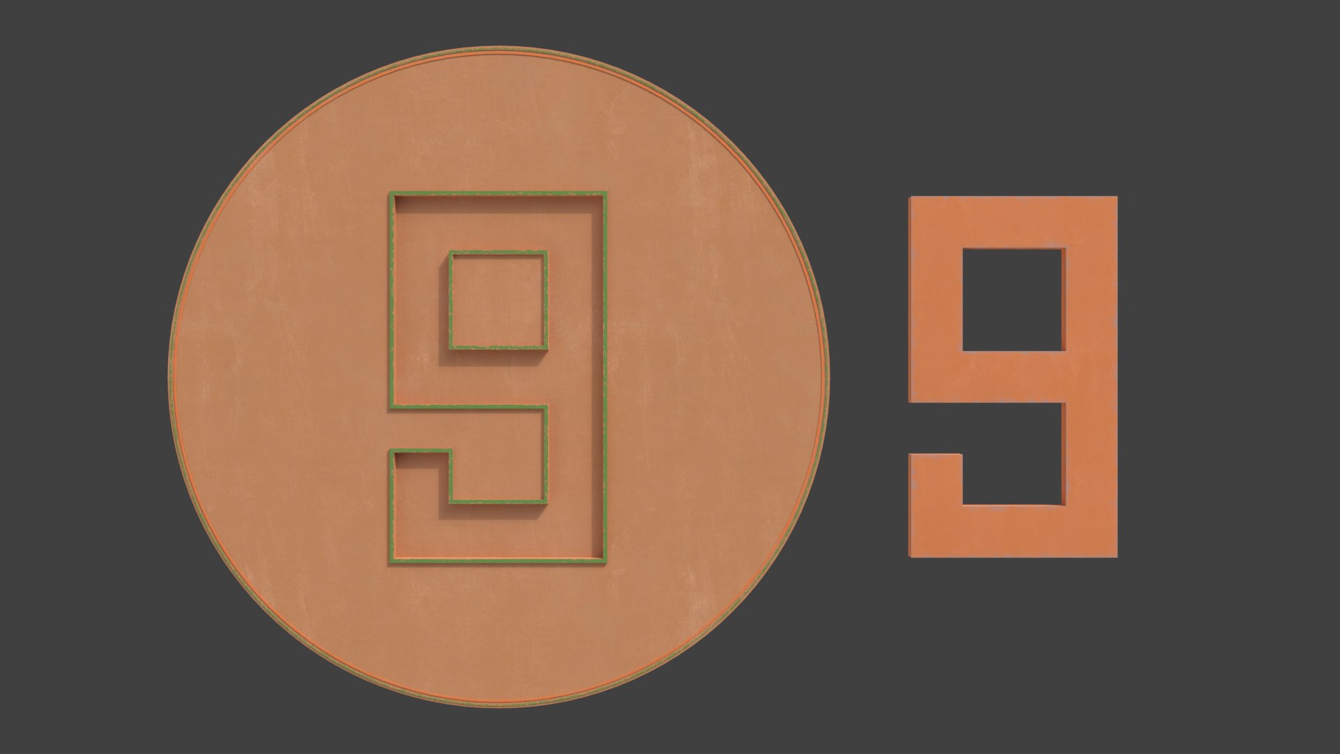 3D Model Wooden Numbers - TurboSquid 1910110