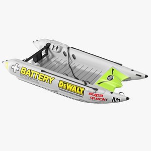 Racing Boat Gemini Zapcat F1 Grey 3D
