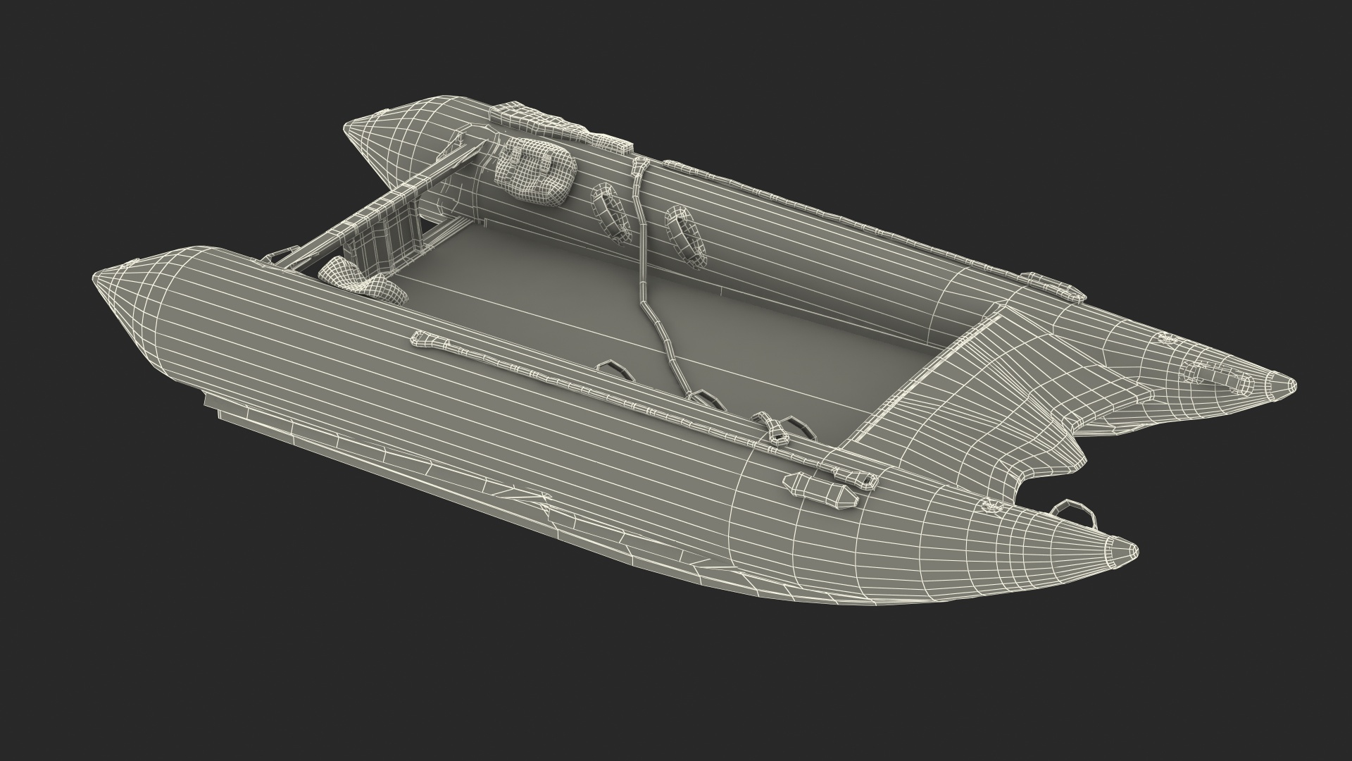 Racing Boat Gemini Zapcat F1 Grey 3D - TurboSquid 1942240