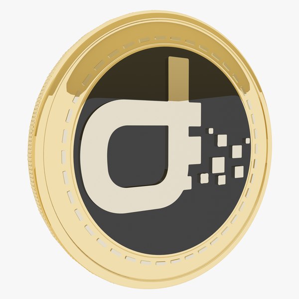 3D Daps token Cryptocurrency Gold Coin