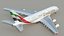 3D Emirates Airbus A380 SC