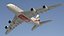 3D Emirates Airbus A380 SC