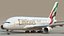 3D Emirates Airbus A380 SC