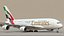 3D Emirates Airbus A380 SC