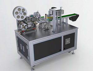 Circular arc surface labeling machine