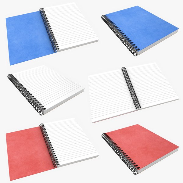 Collection Notepad 3D Models for Download TurboSquid