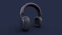 headphones stylized  for motion graphic