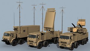 3D sa-22 greyhound battery model