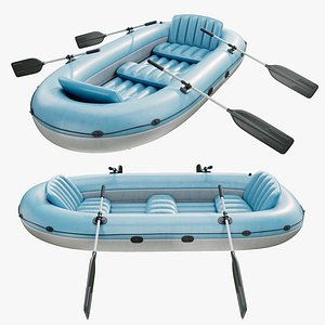 3D model Inflatable Excursion Boat