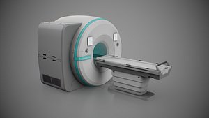 3D model MRI scanner MRT