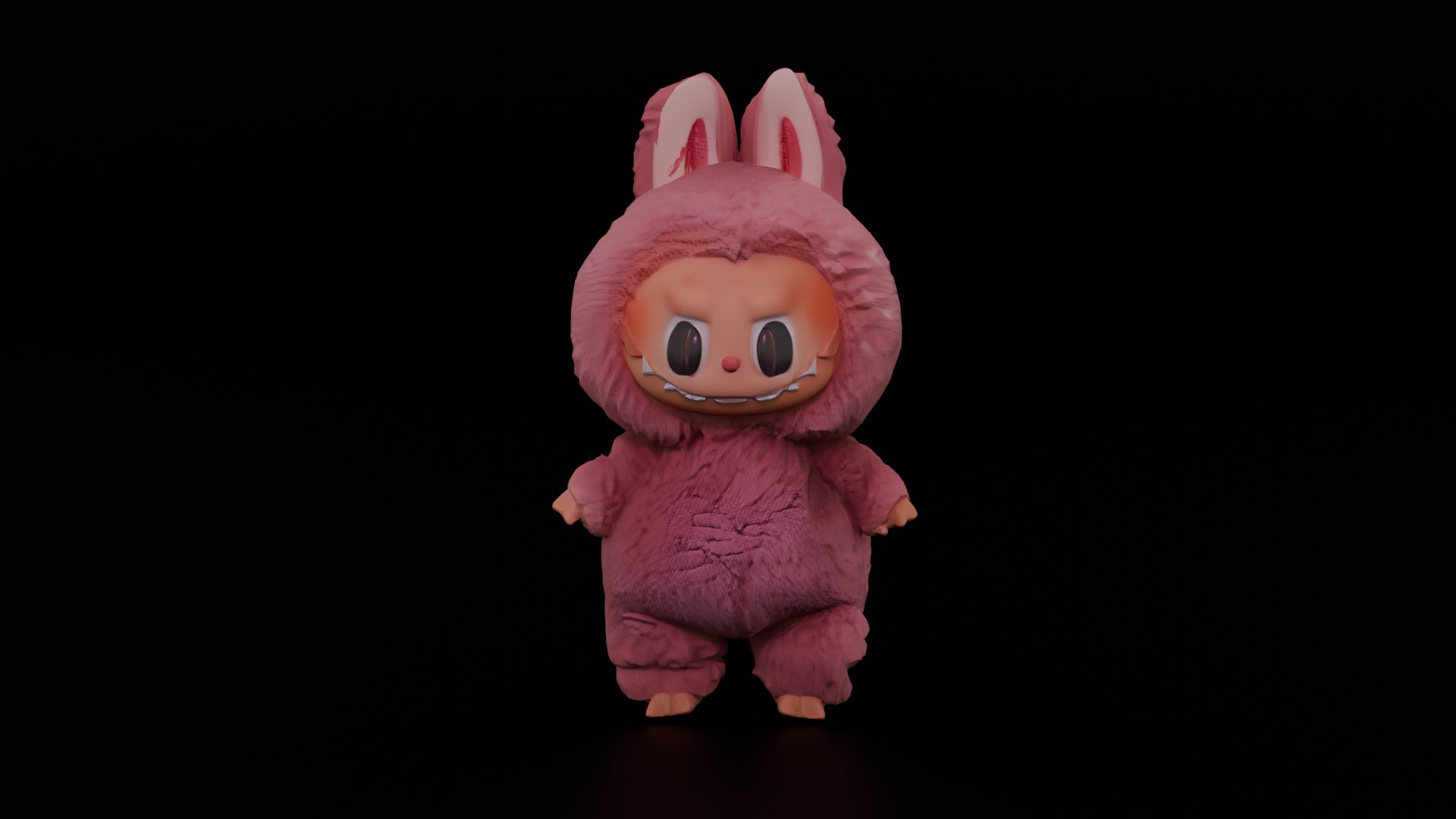 Pink Labubu 3D Model Stylized Collectible Toy 3D - TurboSquid 2426671