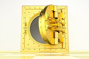 3D bank vault door
