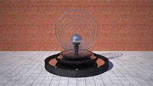3D Classic Fountain model