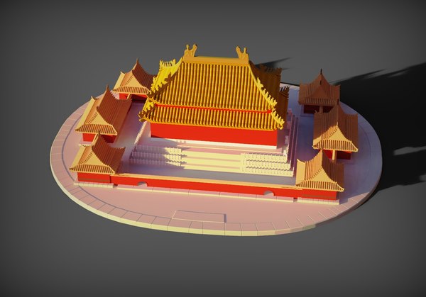 3D forbidden city china - TurboSquid 1354081