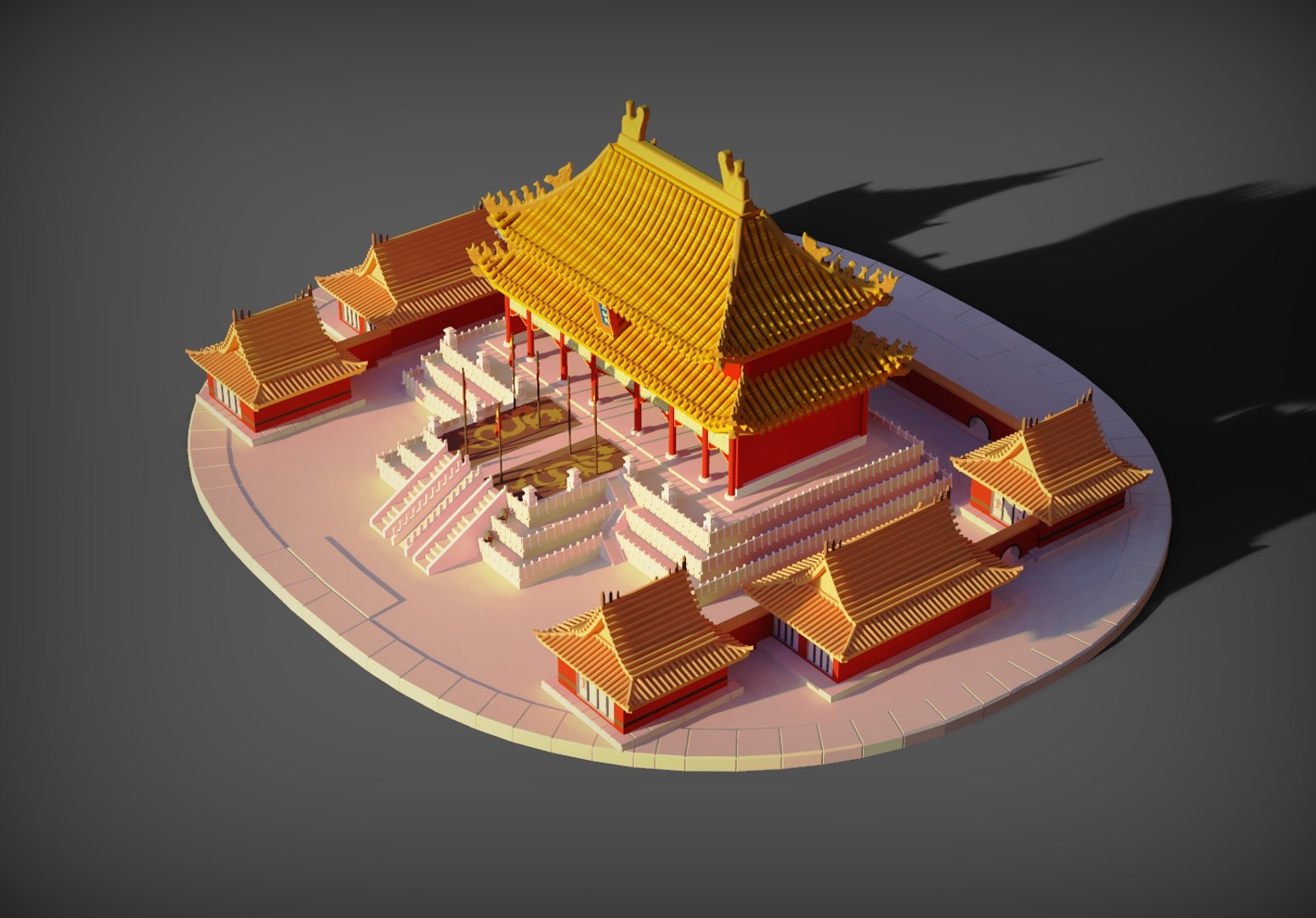 3D forbidden city china - TurboSquid 1354081