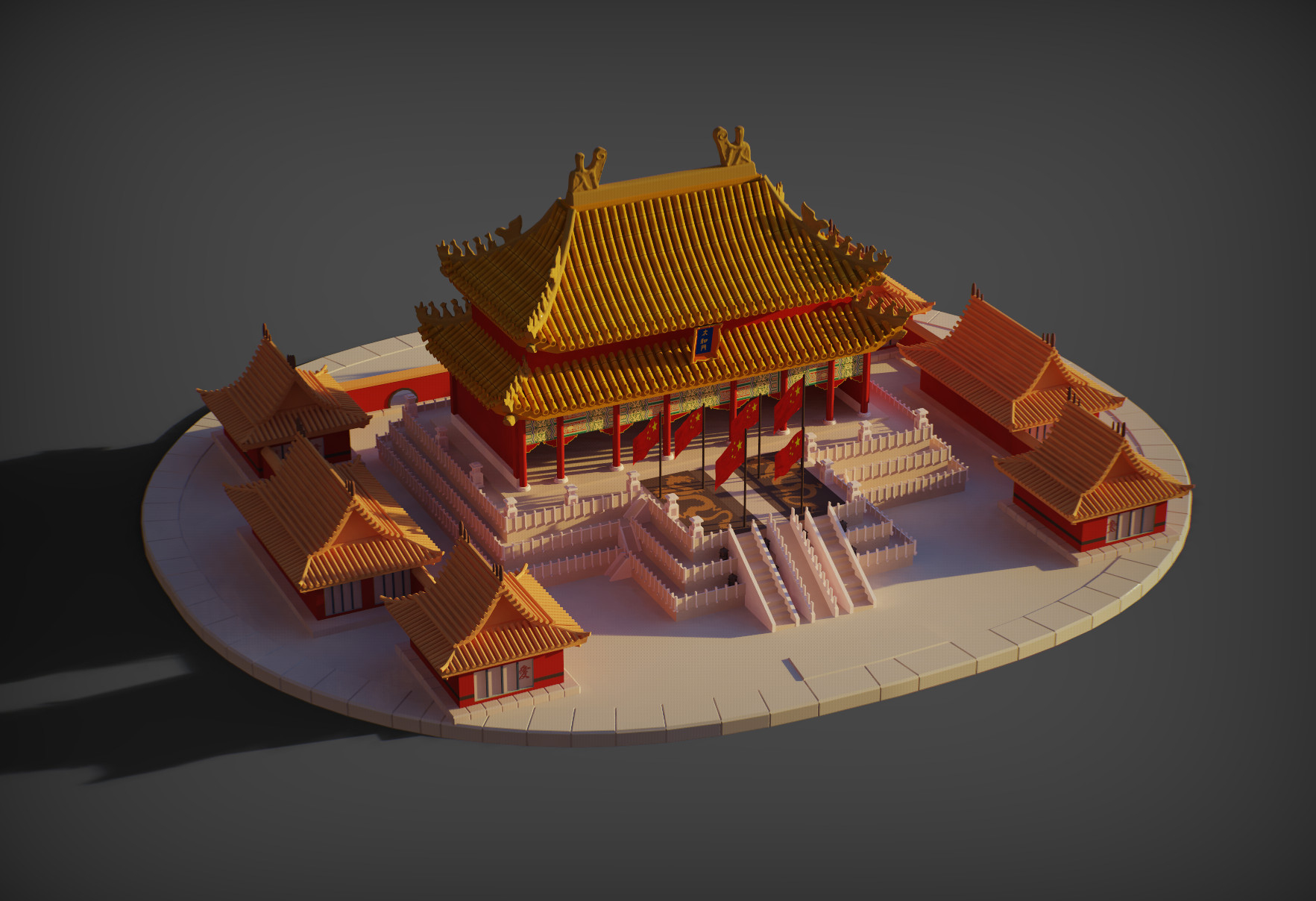 3D forbidden city china - TurboSquid 1354081