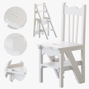 Transformable chair Elemento 3D