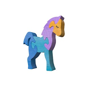3D model Puzzle Pony