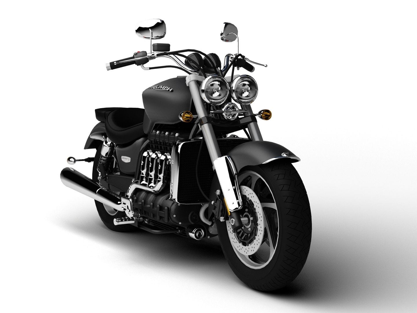 3d Triumph Rocket Iii Roadster Model
