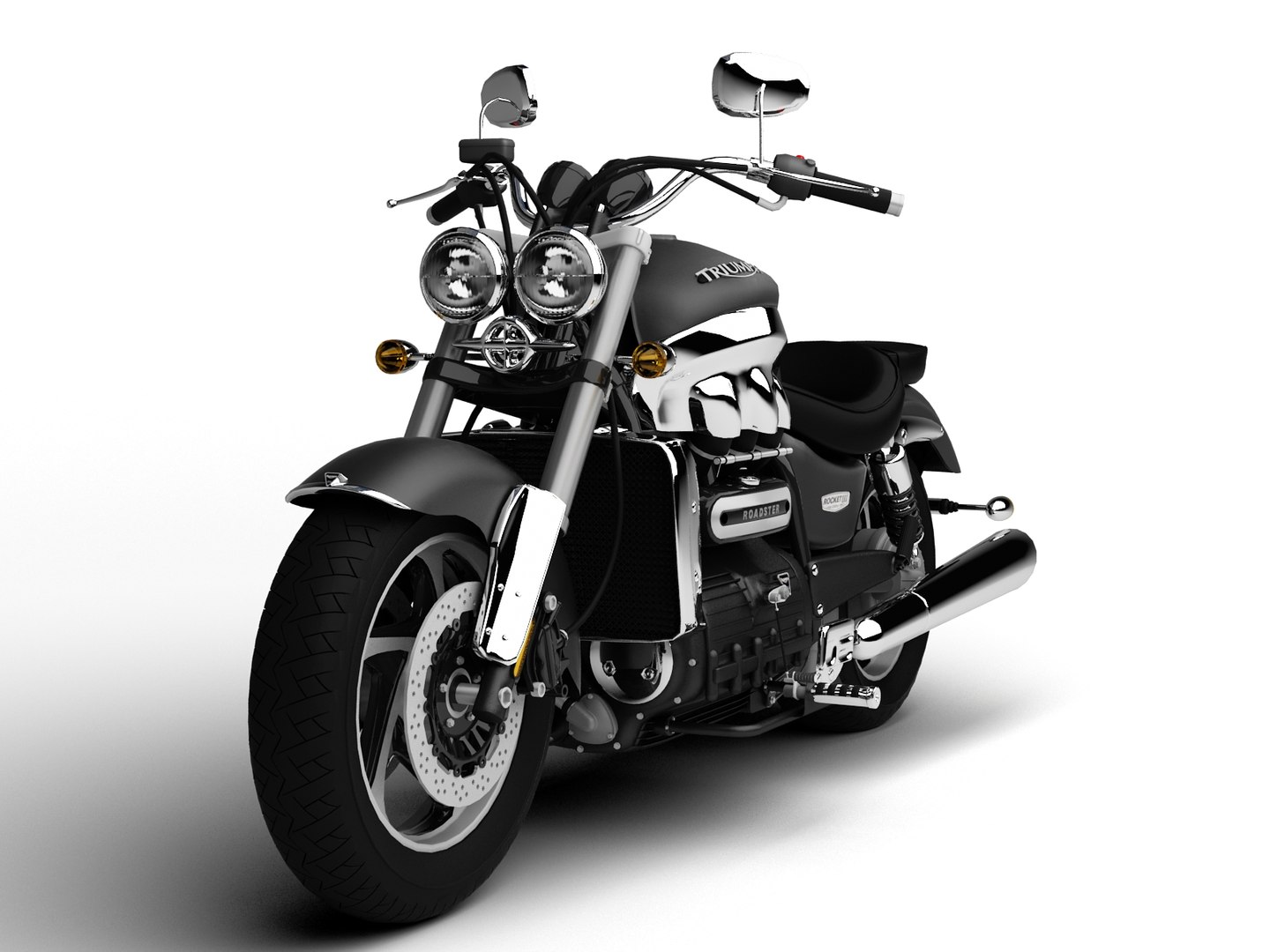 3d Triumph Rocket Iii Roadster Model