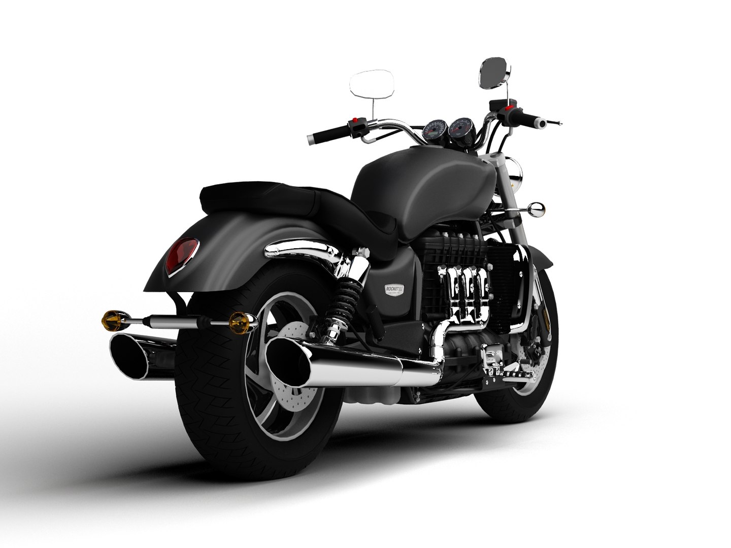 3d Triumph Rocket Iii Roadster Model