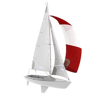 3d 3ds keelboat boat